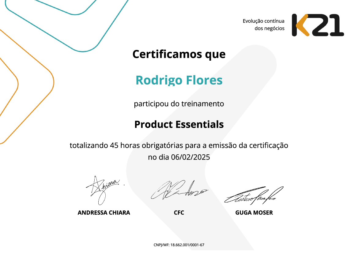 Certificado K21